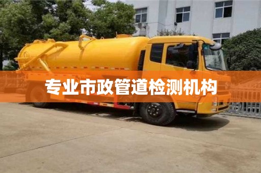 专业市政管道检测机构