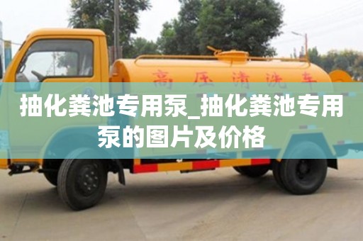 唐山抽化粪池专用泵_抽化粪池专用泵的图片及价格