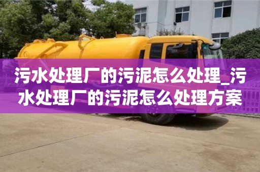 污水处理厂的污泥怎么处理_污水处理厂的污泥怎么处理方案和措施城市
