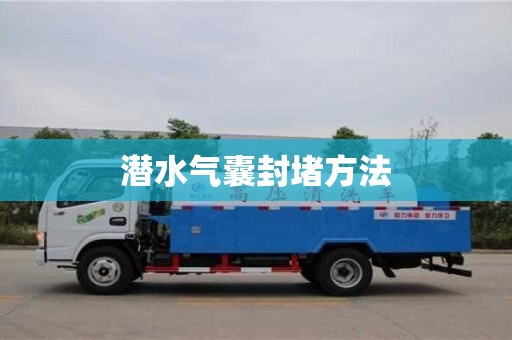 潜水气囊封堵方法