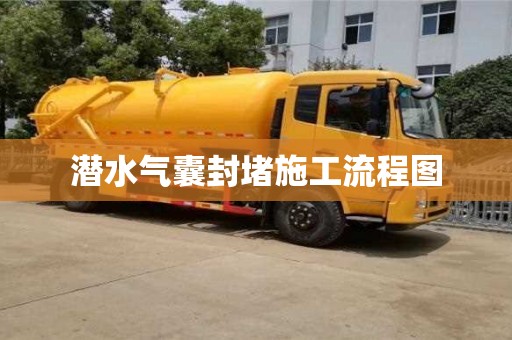 潜水气囊封堵施工流程图