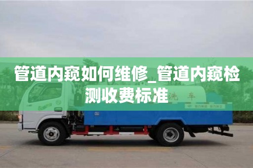 管道内窥如何维修_管道内窥检测收费标准