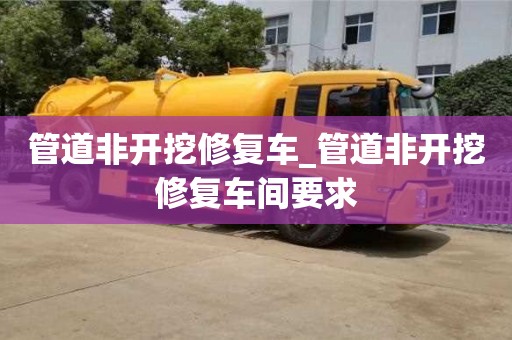 管道非开挖修复车_管道非开挖修复车间要求