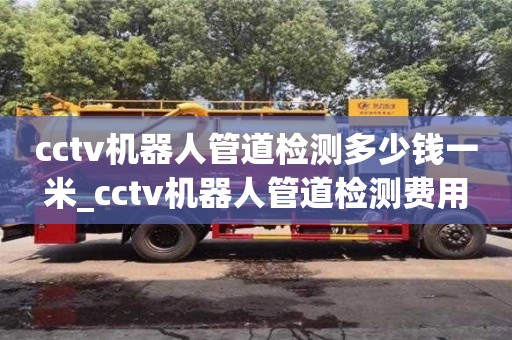 cctv机器人管道检测多少钱一米_cctv机器人管道检测费用