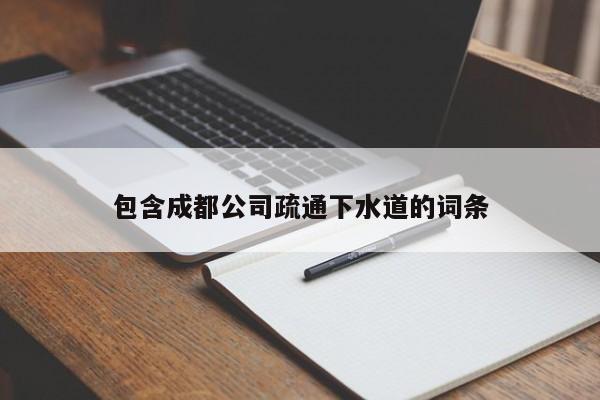 宁波包含成都公司疏通下水道的词条